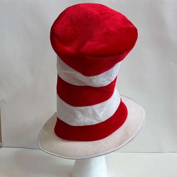 FINAL! Dr. Seuss Red and White Cat In The Hat Striped Hat - Picture 6 of 10